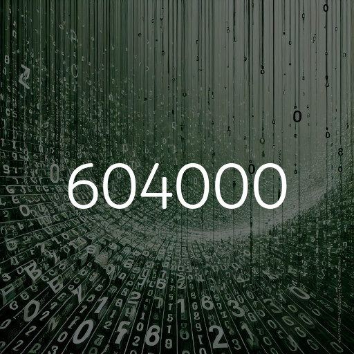 604000 a notación científica